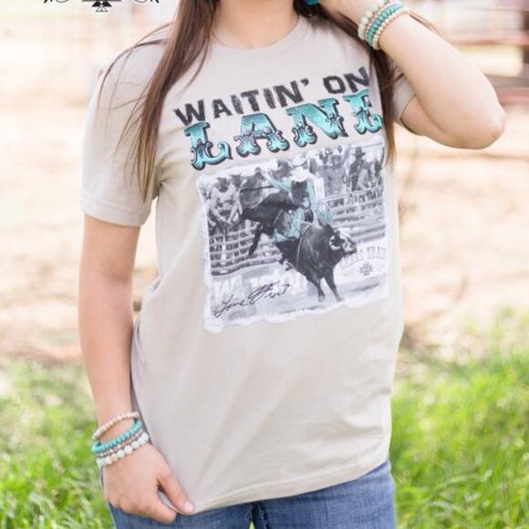 Crazy Train Waiting on Lane Tee - Picture 1 of 1